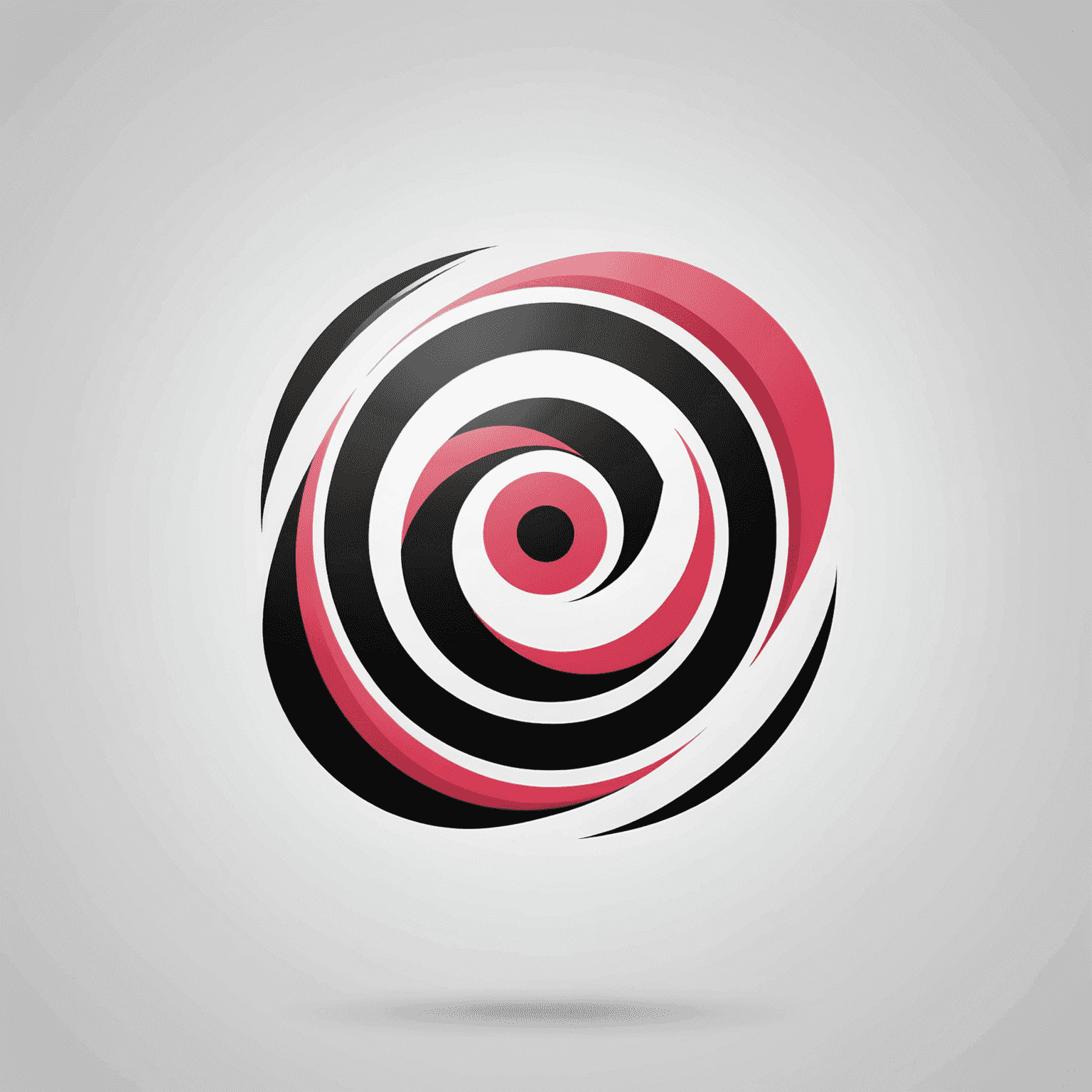 Qulibetics logo featuring a modern, abstract design incorporating red, pink, black, and white elements