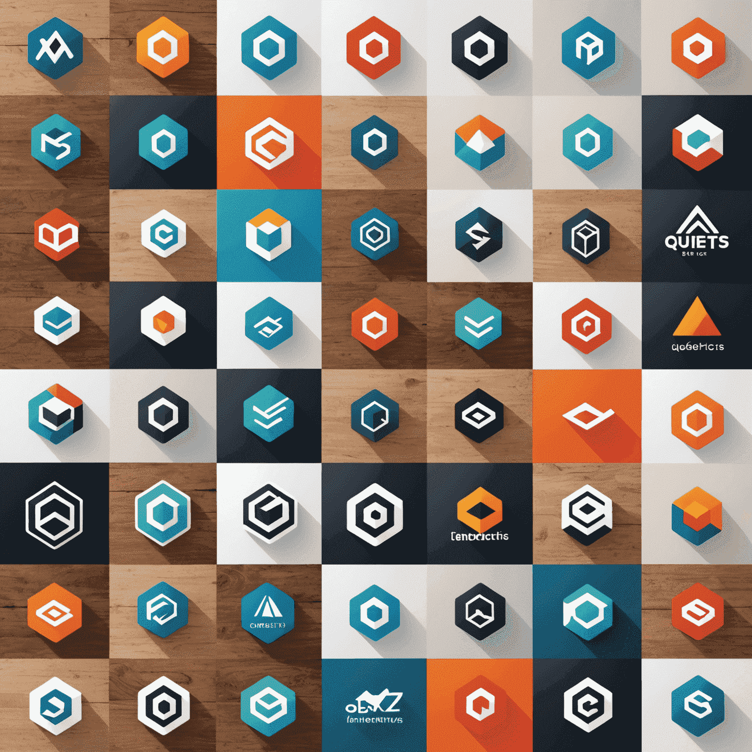 Collage of innovative qubetics startups logos and their groundbreaking products